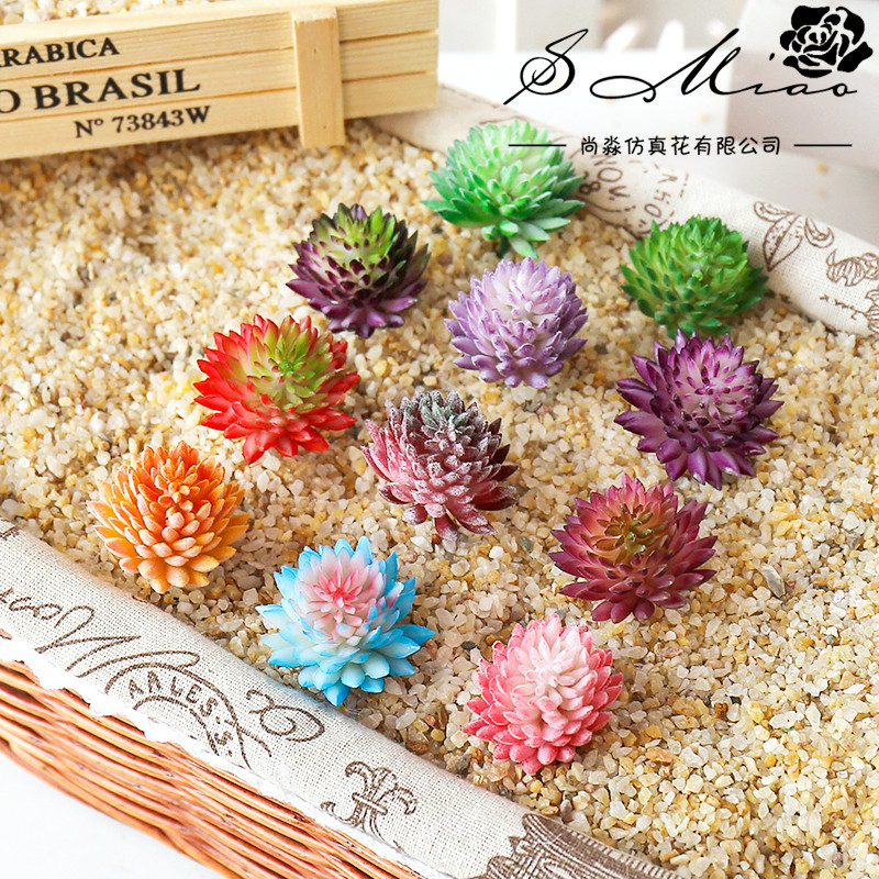 Succulent Arrangement Mini - Yapay etli akın bitkiler Mini sahte