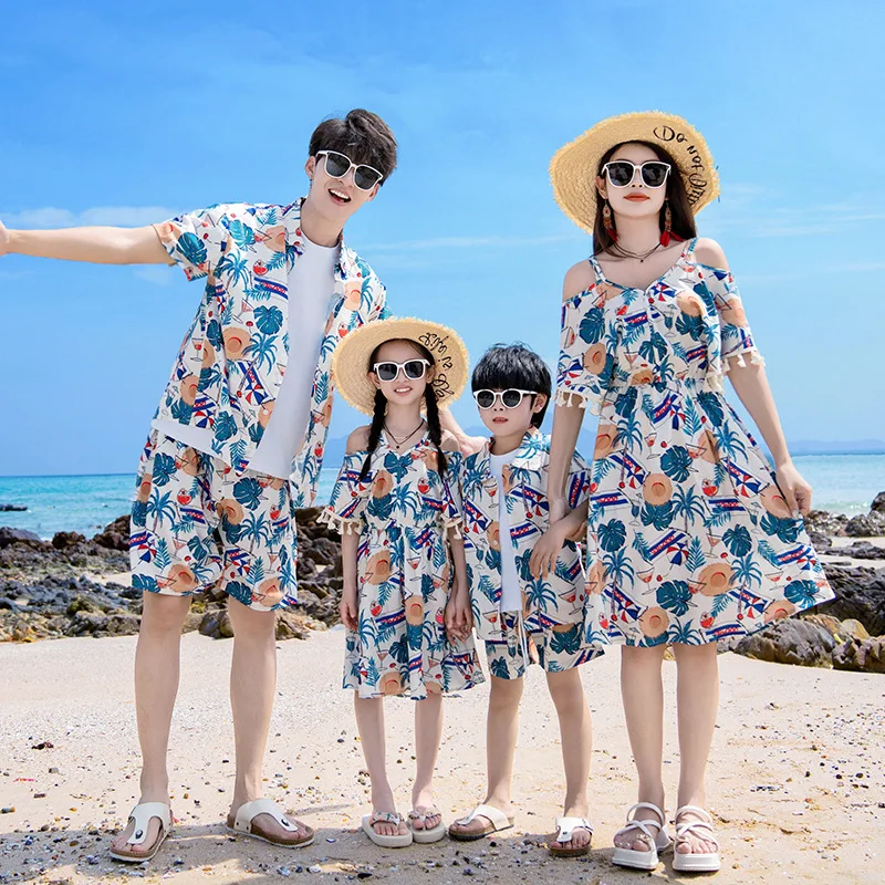 Plant Parent Clothing - Tatil Kombinleri Aile Kıyafetleri Anne Kız