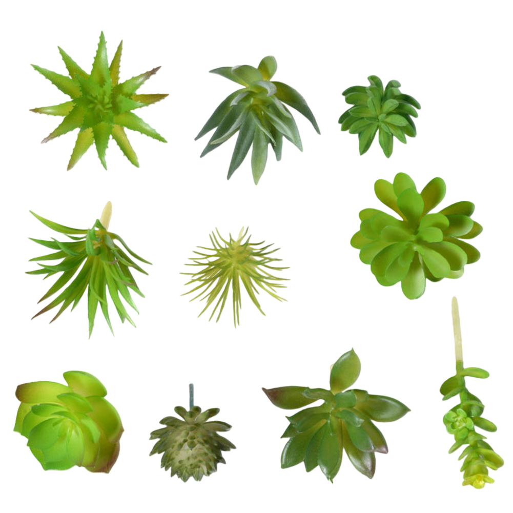 Succulent Arrangement Mini - Mini Bonsai Tarzı Yapay Sukulent Düzenlemeleri